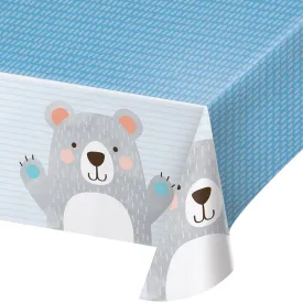 Bulk Bear Party Plastic Table Covers (6 per Case)