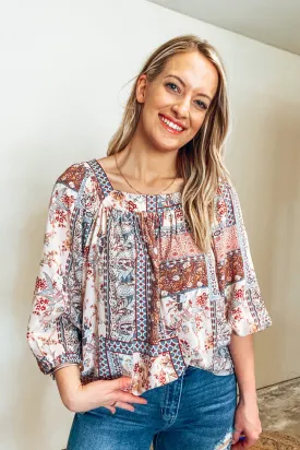 Ciara Multiprint Top