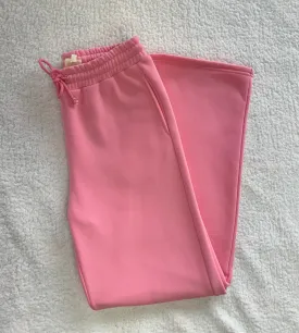 Rose Pink Sunkissedcoconut Blank Flare Sweatpants